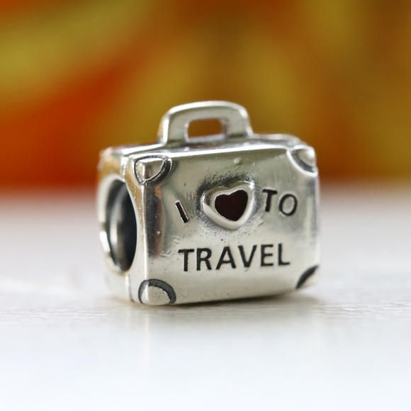 Pandora “I love to travel” suitcase charm 2013 - Picture 2 of 4